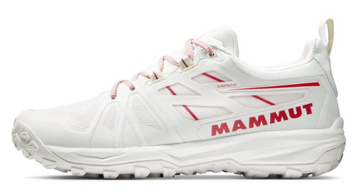 Mammut Trail-Laufschuhe Saentis Low (Multifunktion) weiss/magmarot Herren